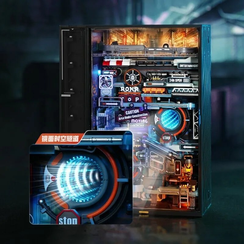 RoboTime 3D mechanická skladačka guľôčkovej dráhy Mesto minulosti