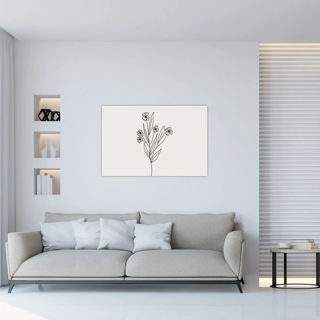 Obraz - Lúčny kvet N⁰1 (90x60 cm)