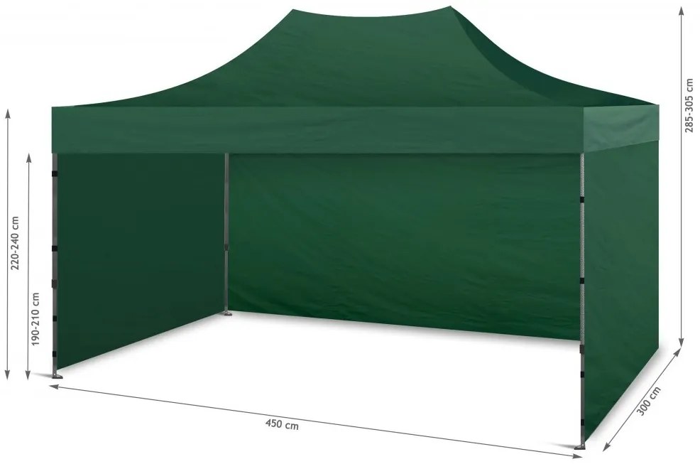 Záhradný altánok 3x4,5m nožnicový