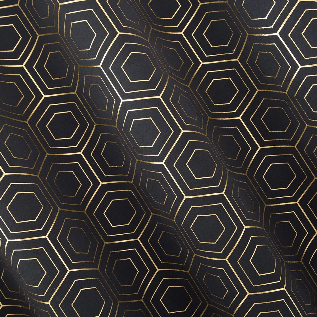 ZÁVES NA KRÚŽKOCH KAJA 135X250 CM VZOROVANÁ