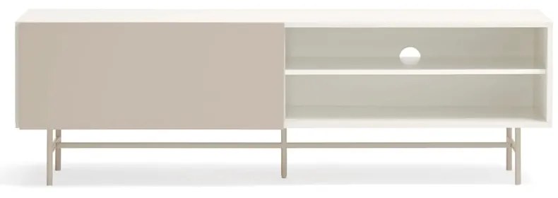 Béžovo-krémový TV stolík 180x56 cm Nube – Teulat