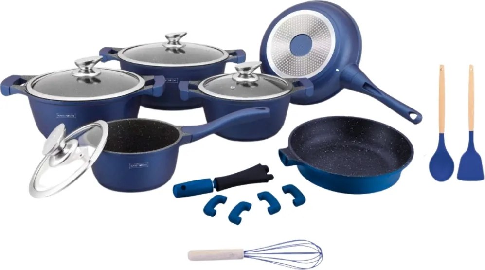 Royalty Sada riadu ES1014M 17 ks, farba modrá