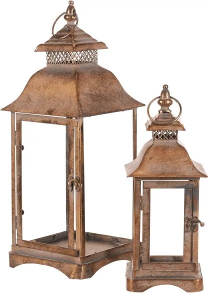 Set dvoch lampášov zlatý FUP533 (2 ks)