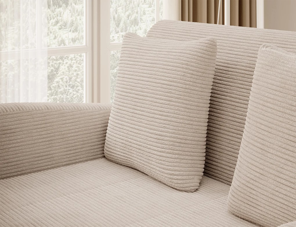 Béžová 2 miestna pohovka ARIO JARELL, rozkladacia