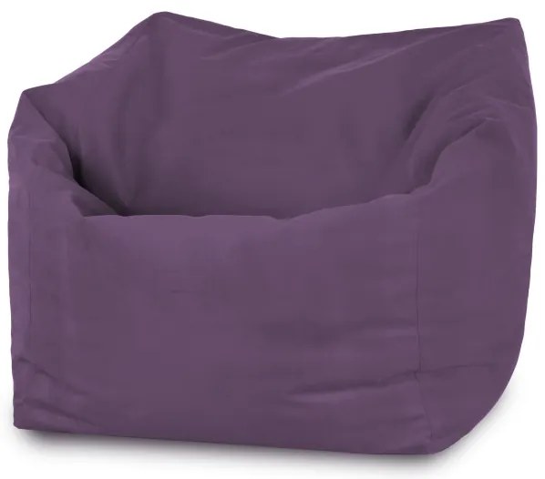 Sedací vak AMALFI plyš fialový