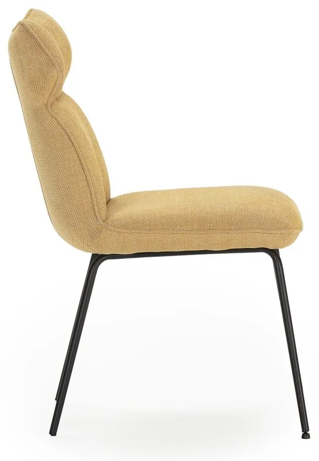 Jedálenská stolička v horčicovej farbe v súprave 2 ks Dara – Marckeric