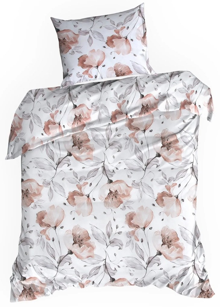 RENFORCÉ OBLIEČKY NICKY 160X200 CM, 2 KS 70X80 CM KVETY