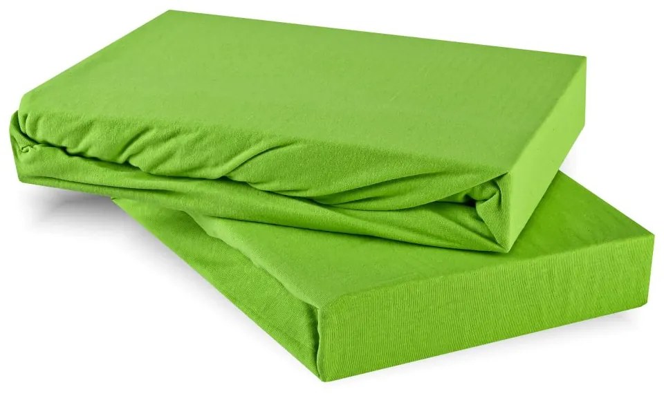 Plachta posteľná zelená jersey EMI
