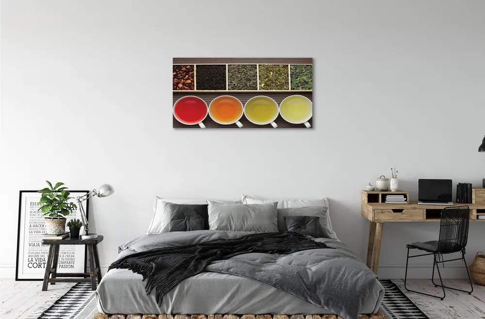 Obraz canvas čaju byliny 120x60 cm