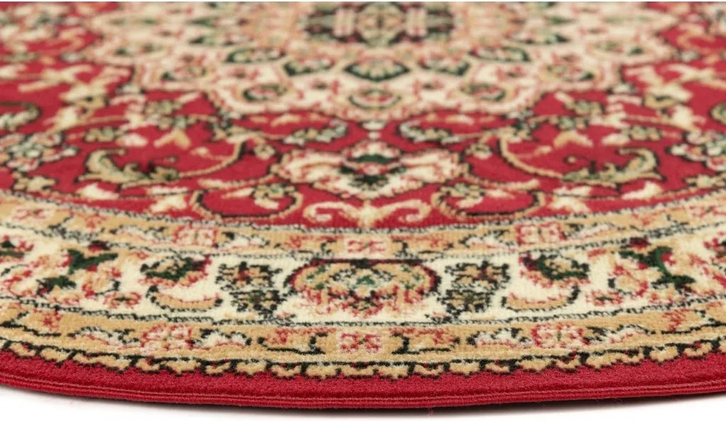 TA Koberec F740A ČERVENÉ ATLASOVÉ KOLESO Rozmer: 160x160 cm