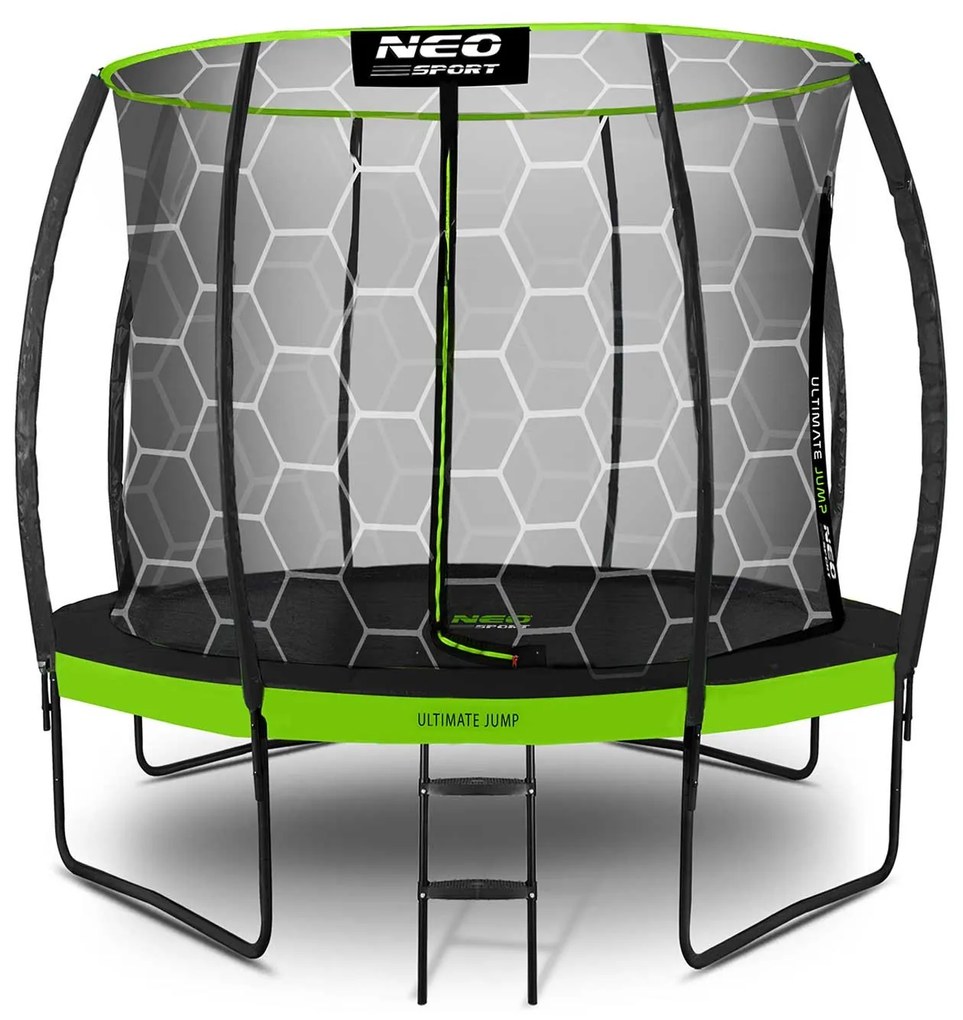 Profilovaná záhradná trampolína 8ft/252cm s vnútornou sieťou Neo-Sport NS-08C221