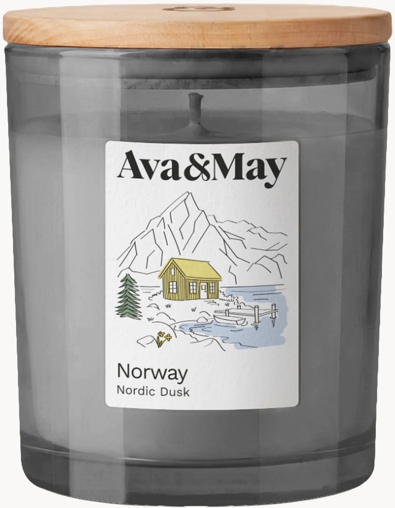Vonná sviečka Norway (Lily of the Valley, Musk & Amber)