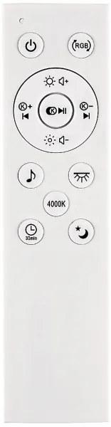 Rabalux 71030 - LED RGB Stmievateľné stropné svietidlo NIKOLAUS LED/24W/230V