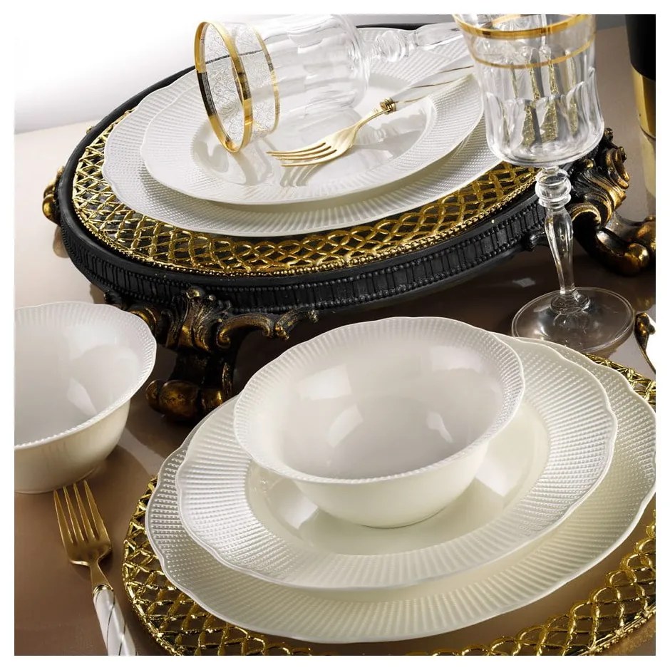Porcelánová jedálenská súprava 24 ks pre 6 osôb Era – Kütahya Porselen