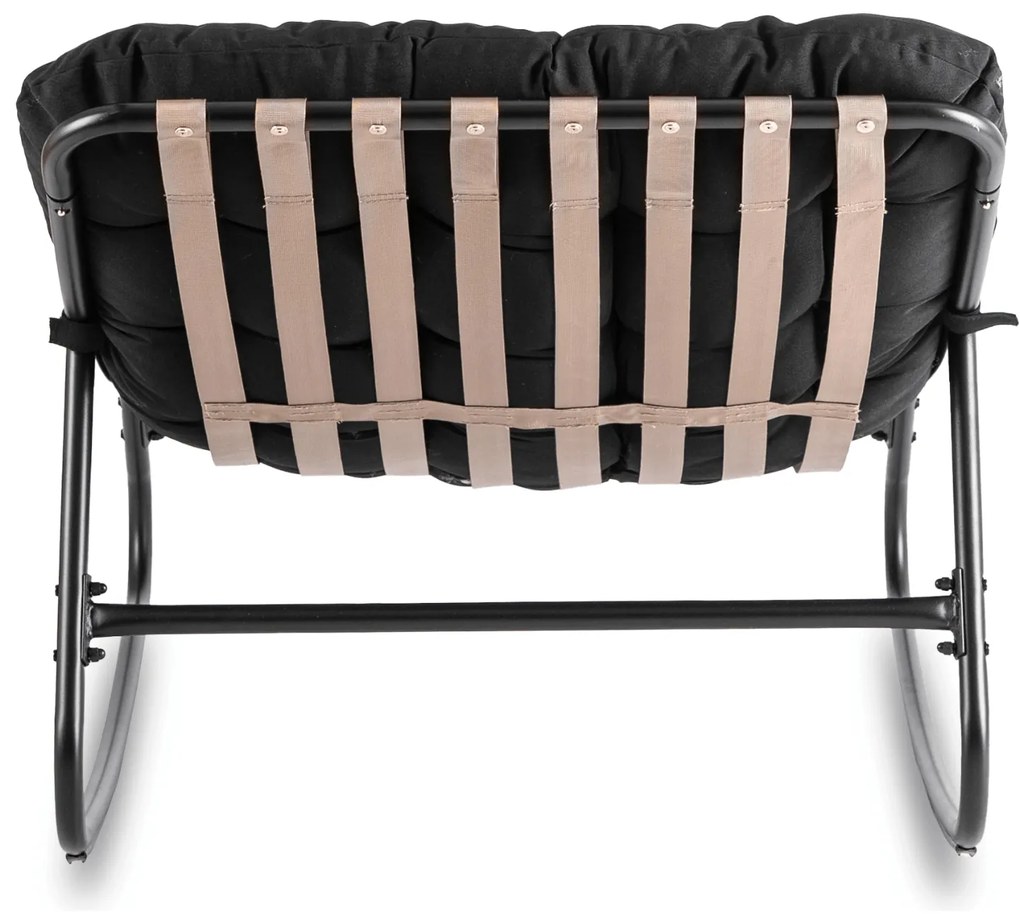 PROXIMA.store - Relaxačné hojdacie kreslo AURORA FARBA: čierna