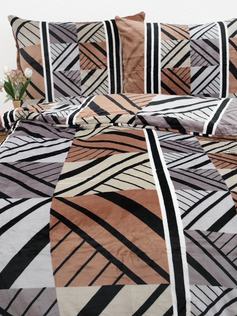 Obliečky mikroplyš Exclusive – Katrin 140 × 200 cm, 70 x 90 cm