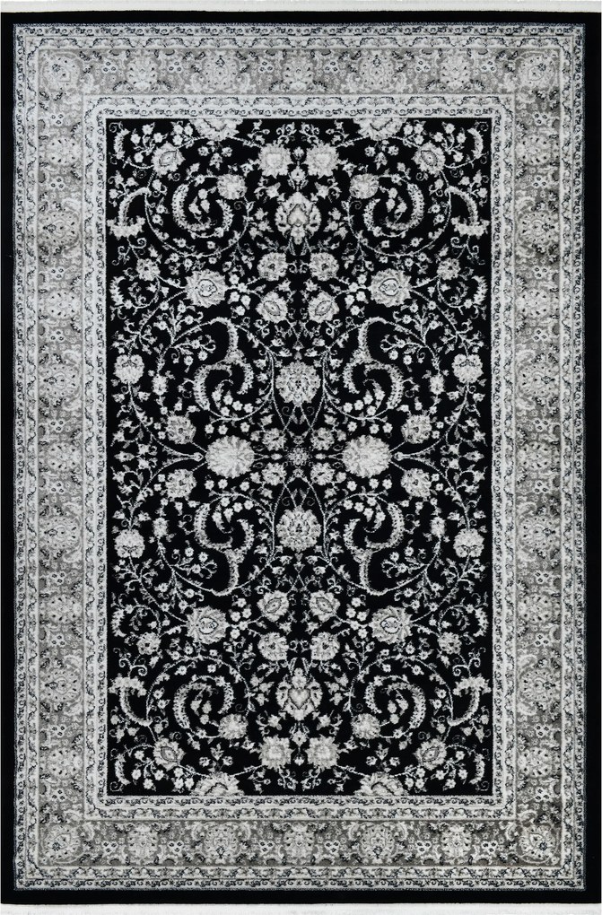 XXXLutz TKANÝ KOBEREC, 320/420 cm čierna - Koberce - 003580039578