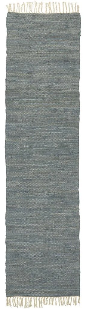 Ib Laursen Bavlnený behúň na podlahu Blue 250 × 60 cm