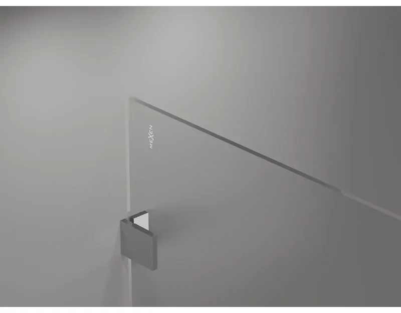 Mexen Lunar sprchová stena ľavá 80 x 200 cm, 8mm číre sklo, chrómová, 830-080-000-01-00-L