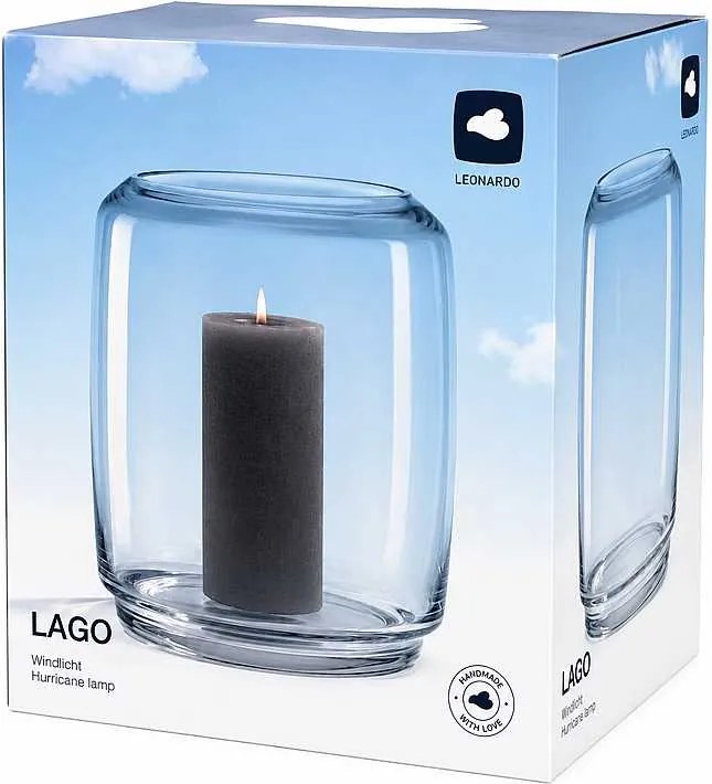 Leonardo sklenený lampáš Lago 24 cm