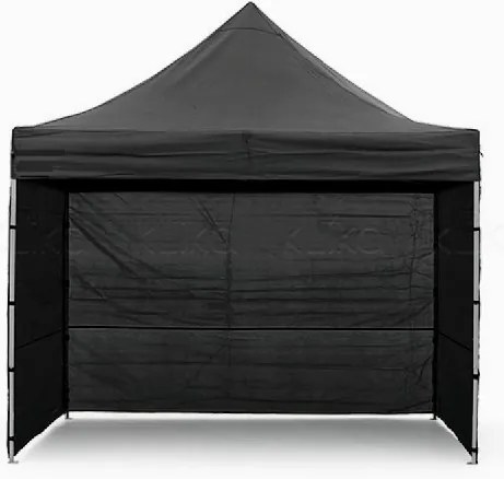 Ekspand Nožnicový stan ŠTANDARD 3x3 m ČIERNY