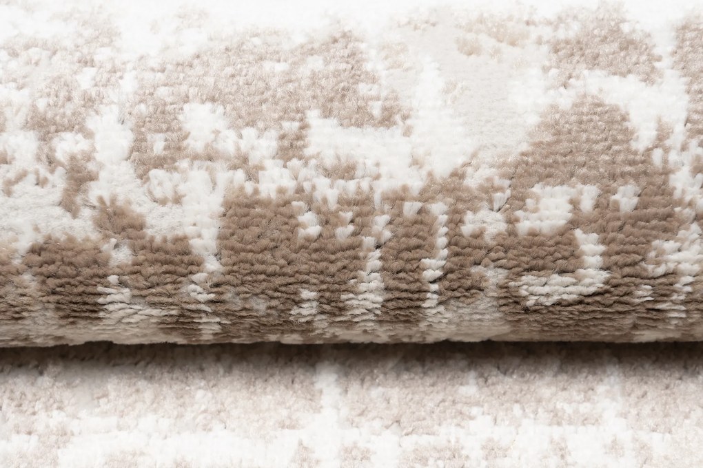 TA Koberec D072E WHITE/VIZON PORTLAND Biely Obdĺžnikový Rozmer: 80x150 cm