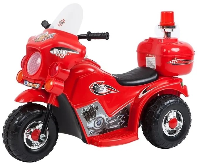 LEAN TOYS Elektrická motorka LL999 Červená - 2023