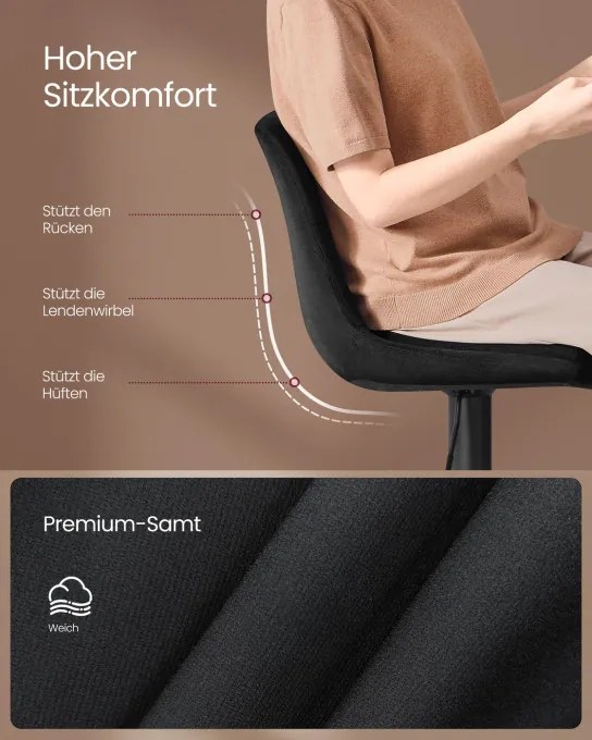 Set dvoch barových stoličiek LJB198BH01 (2ks)