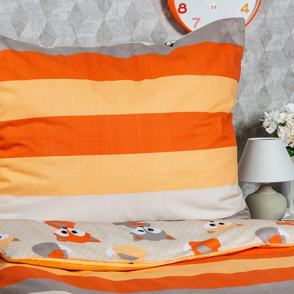4Home Bavlnené obliečky Little Fox, 160 x 200 cm, 70 x 80 cm