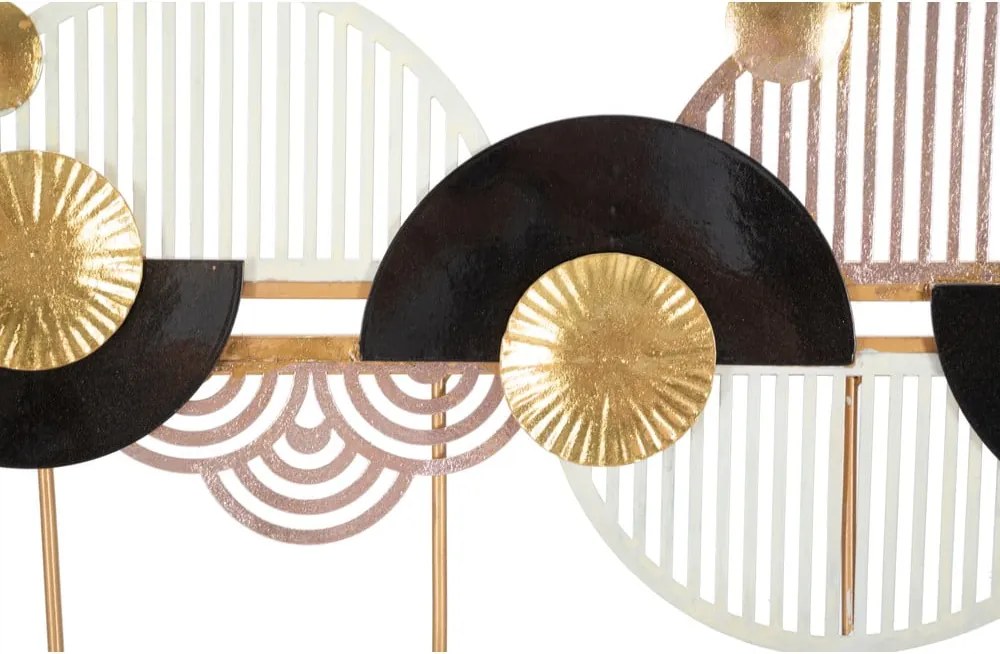 Nástenný vešiak v zlato-čiernej farbe Mauro Ferretti Art