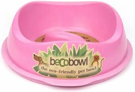 BecoThings Slow Feed ekologická miska pre psa, ružová