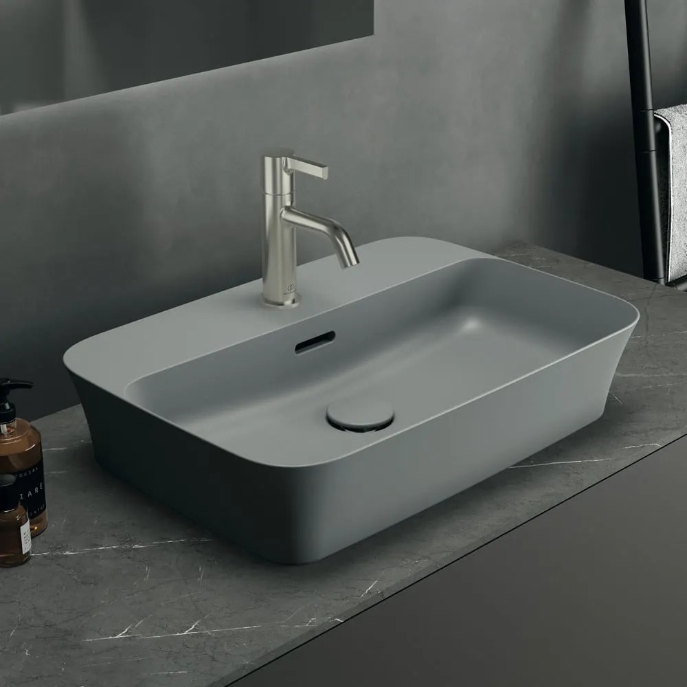 Svetlosivé keramické umývadlo 55x38 cm Ipalyss – Ideal Standard