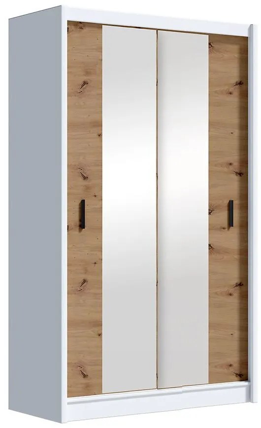 Skriňa ART 120 biela/artisan