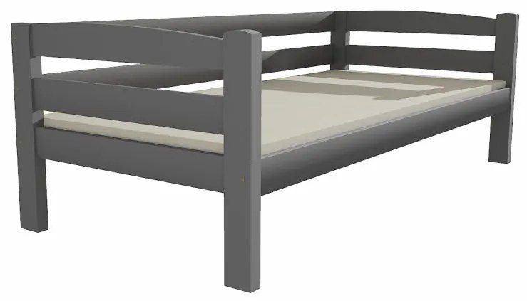 Detská posteľ z masívu 200x90cm bez šuplíku - DP010