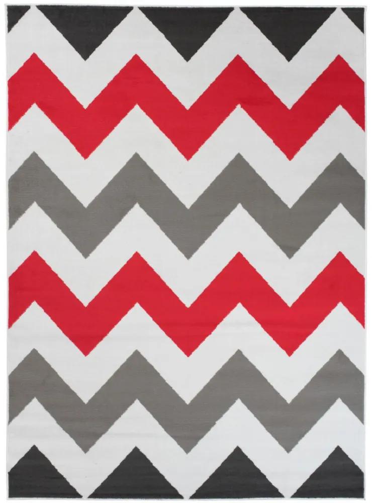Kusový koberec PP Zero červený 160x220cm