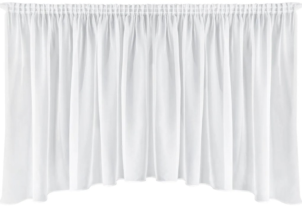 ZÁCLONA NA PÁSKE AGA3 400X145 CM BIELA