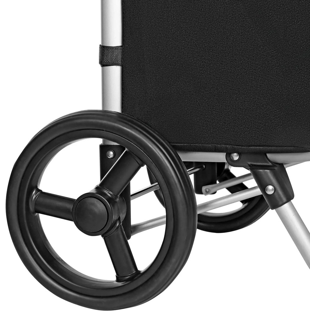 Nákupný vozík LETRE 40 l čierny