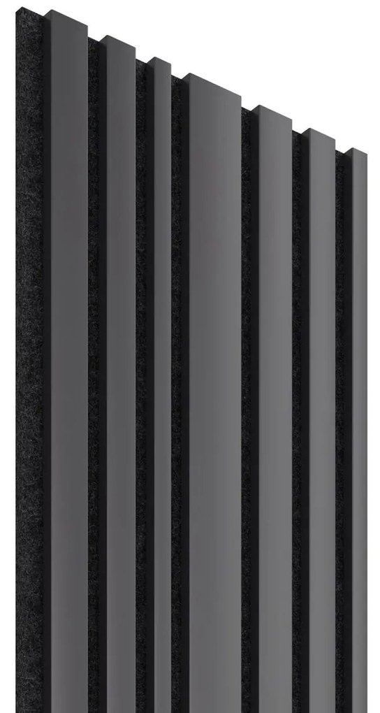 Acoustic Line Akustický obkladový panel, lamelové drevo, 2 650 × 300 × 20 mm, čierna