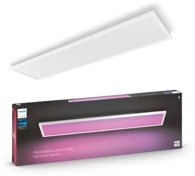 PHILIPS HUE Prisadený stropný LED panel HUE SURIMU s funkciou RGB, 60W, teplá biela-studená biela, hranatý, biel
