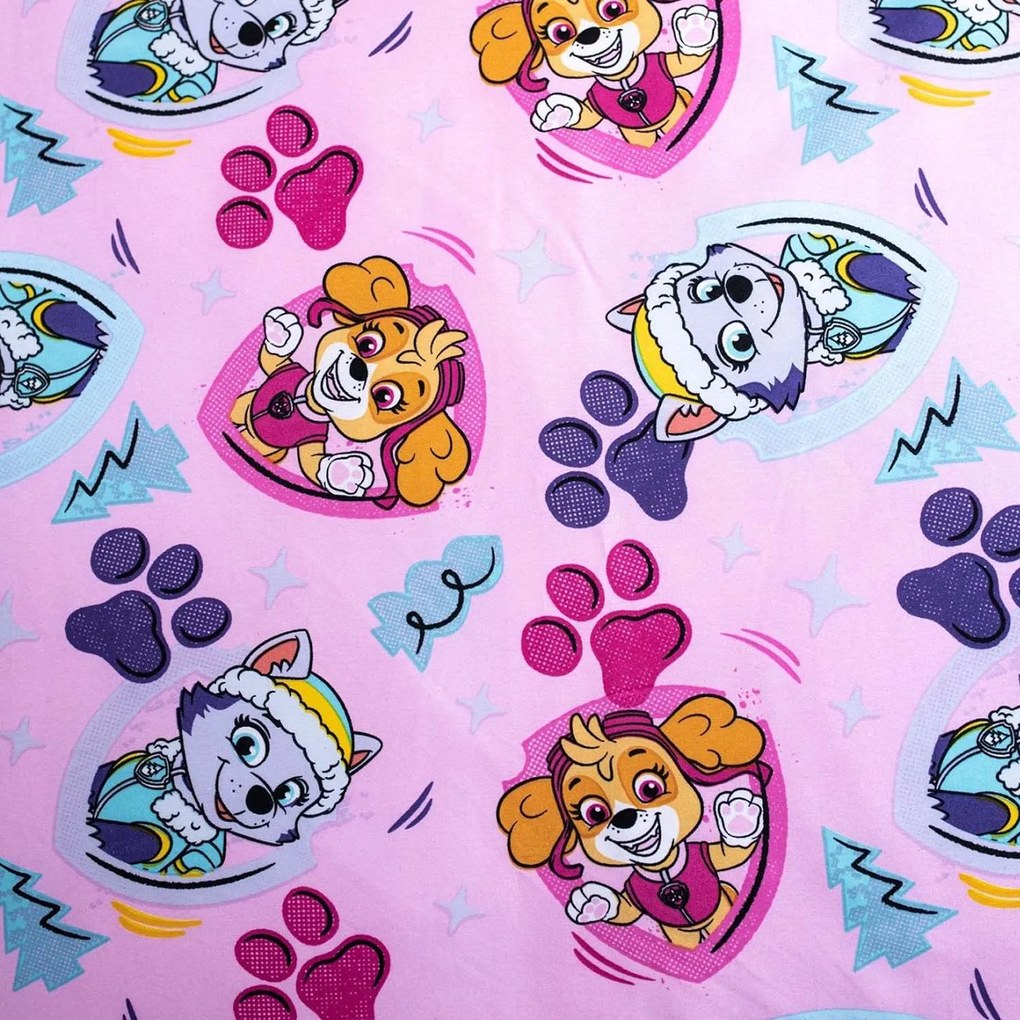 DETSKÉ OBLIEČKY Z MIKROVLÁKNA PAW PATROL 140X200 CM, 1 KS 70X90 CM VZOROVANÉ