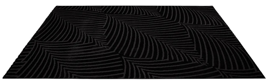 Dekorstudio Jednofarebný koberec FANCY 648 - čierny Rozmer koberca: 160x230cm