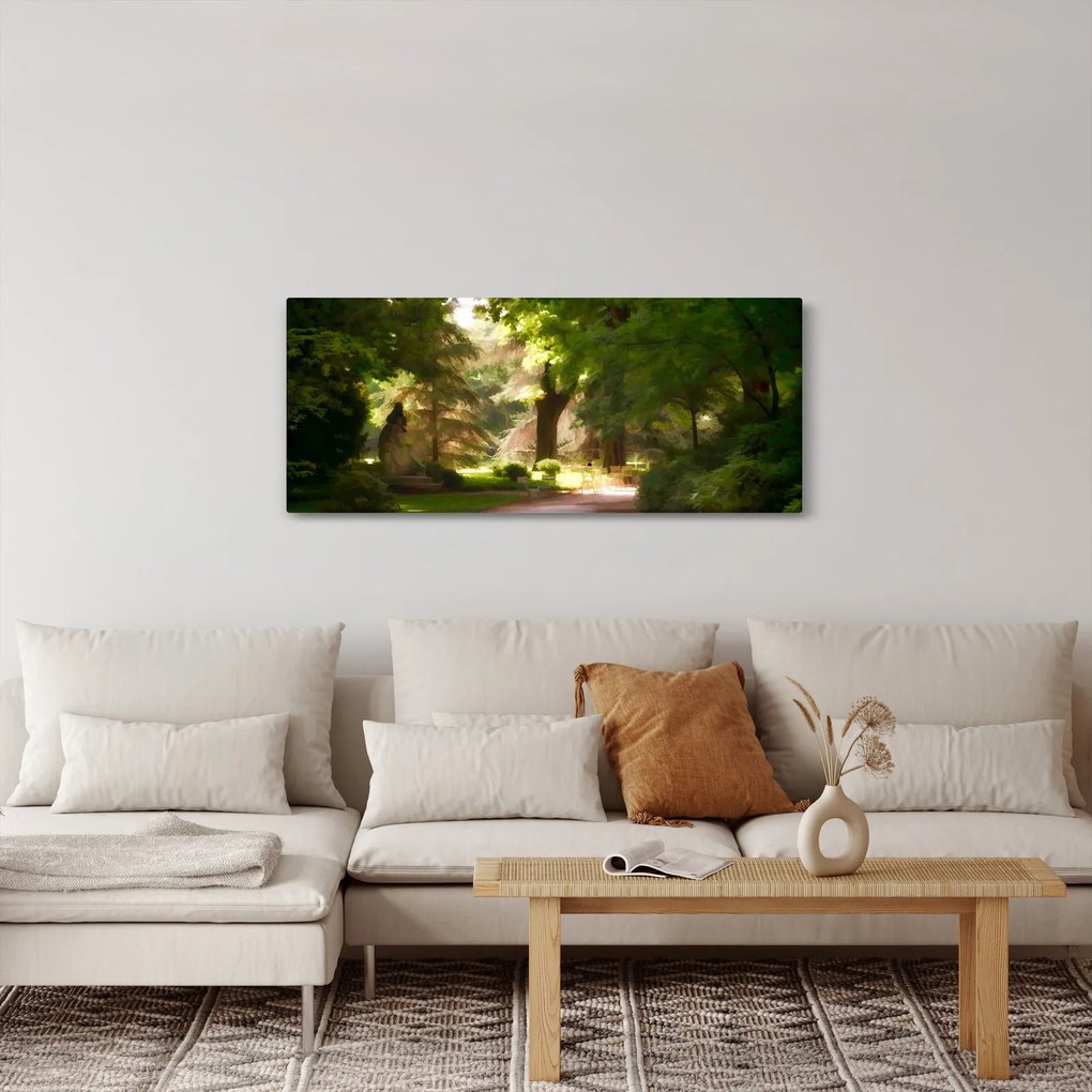 Obraz parku (120x50 cm)