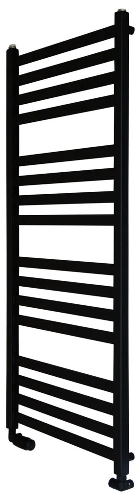 Regnis LOX, vykurovacie teleso 530x880mm, 518W, čierna matná, LOX90/50/D500/BLACK