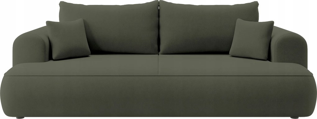 Pohovka trojsedačka Olivo S (zelená čierna)