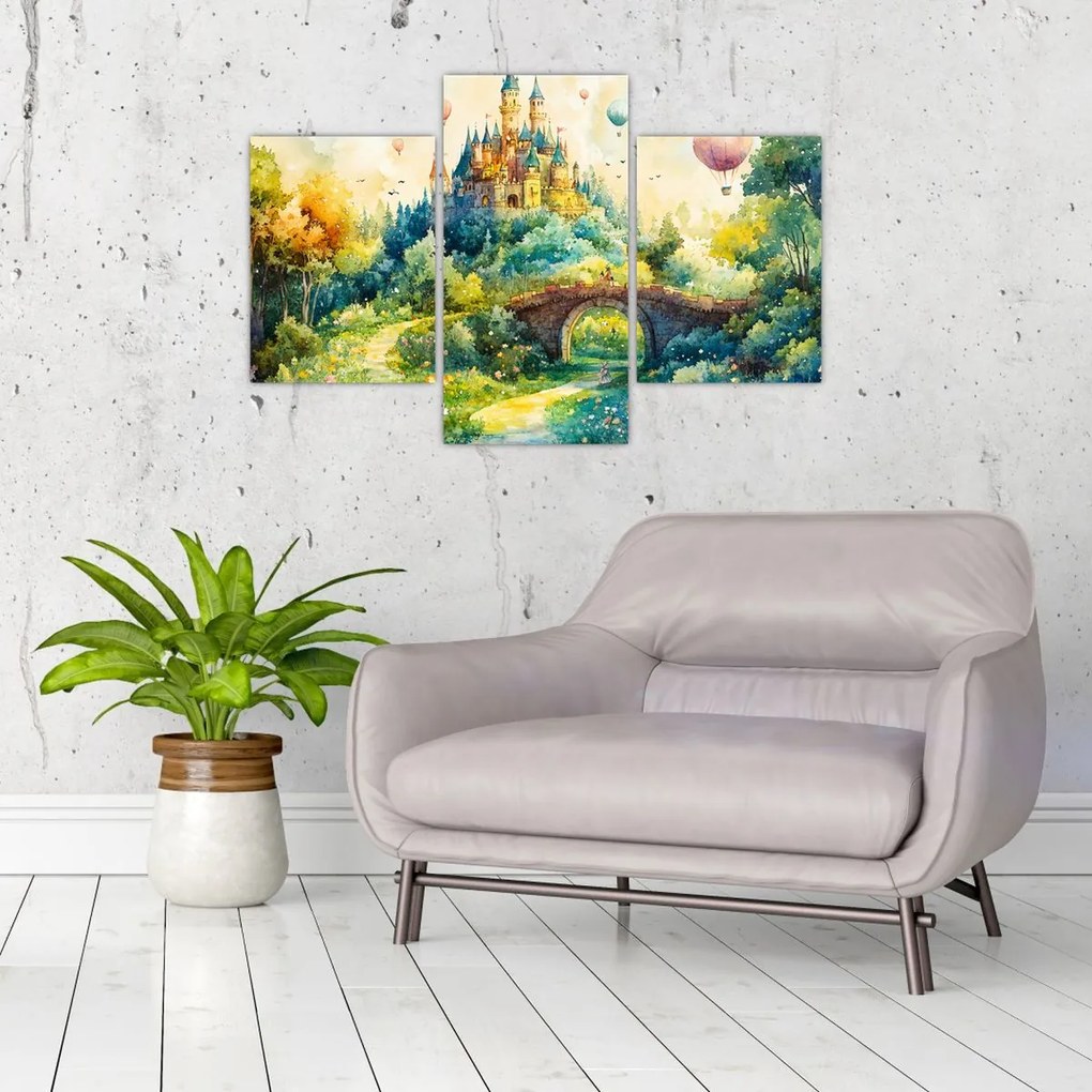 Obraz - Rozprávkový zámok (90x60 cm)