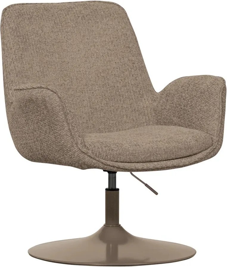 Béžové kreslo s nastaviteľnou výškou sedadla Marten – WOOOD