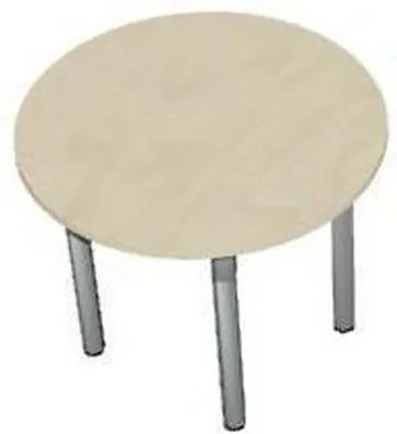 Kruhový konferenčný stôl Set 90 x 75 cm, dezén javor jersey