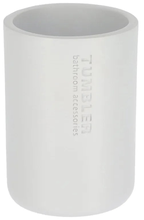 Kúpeľňový pohár Loudis, biela, 350 ml