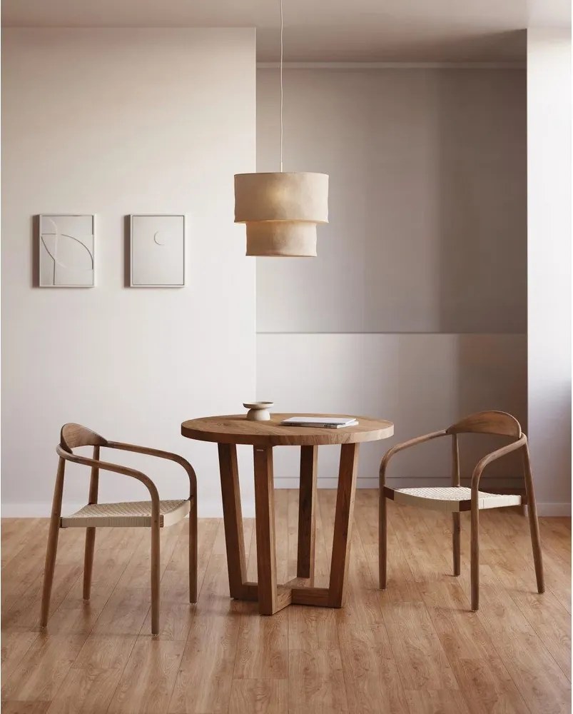 Stolička z eukalyptového dreva Kave Home Glynis