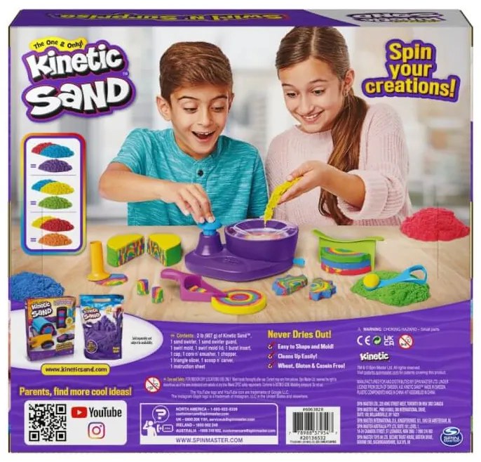 KINETIC SAND DÚHOVÝ KOLOTOČ
